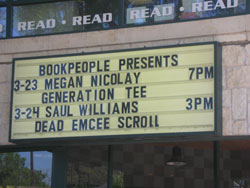 Austin Book People Sign