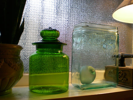 Green Glass from Brooklyn Flea