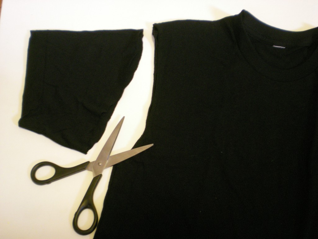 slashed t shirt diy