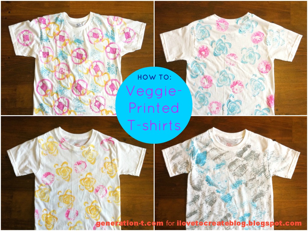 Four printed T-shirts generation-t.com