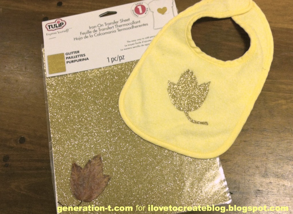 Glitter leaf materials